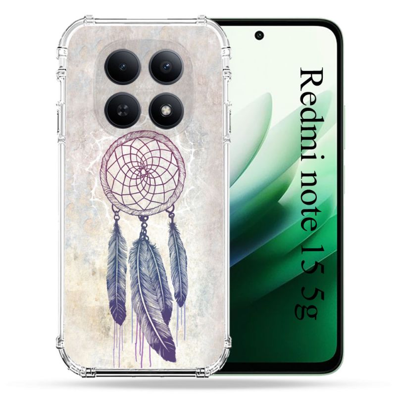 Coque Renforcée Pour Redmi Note 15 5G Zen Attrape Reve Blanc