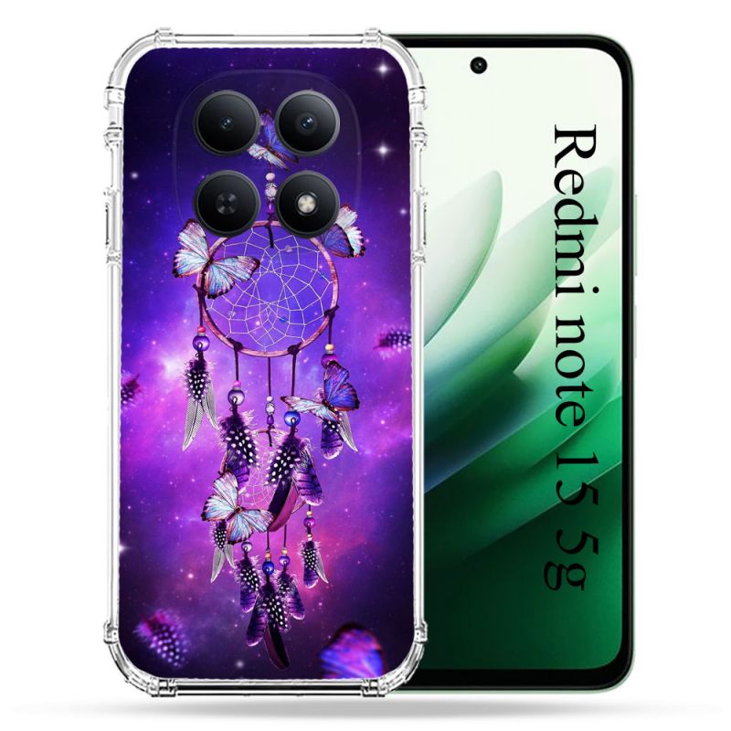 Coque Renforcée Pour Redmi Note 15 5G Zen Attrape Reve Papillon