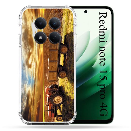 Coque Renforcée Pour Redmi Note 15 Pro 4G Agriculture Tracteur Color