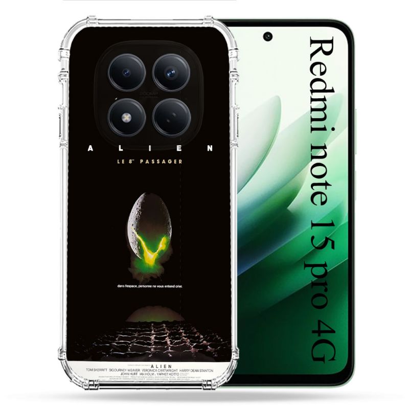 Coque Renforcée Pour Redmi Note 15 Pro 4G Alien Affiche