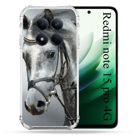 Coque Renforcée Pour Redmi Note 15 Pro 4G Animal Cheval Blanc