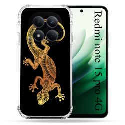 Coque Renforcée Pour Redmi Note 15 Pro 4G Animal Lezard Noir