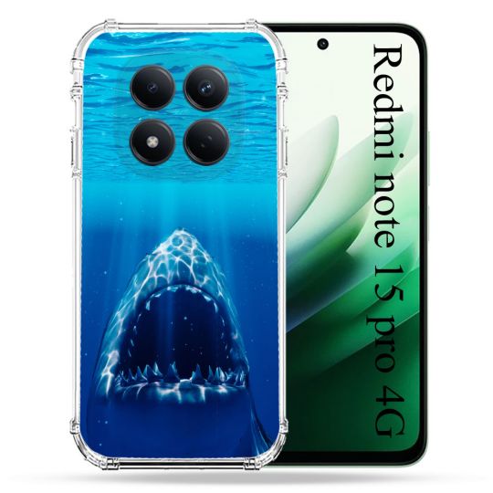 Coque Renforcée Pour Redmi Note 15 Pro 4G Animal Requin Dent