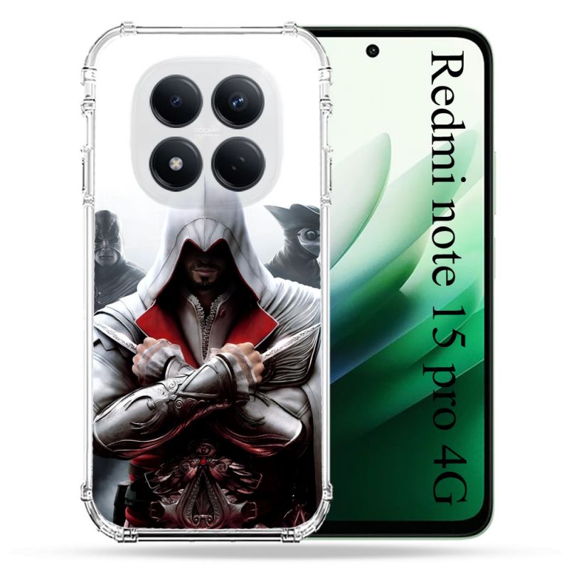 Coque Renforcée Pour Redmi Note 15 Pro 4G Assassin Creed Mask