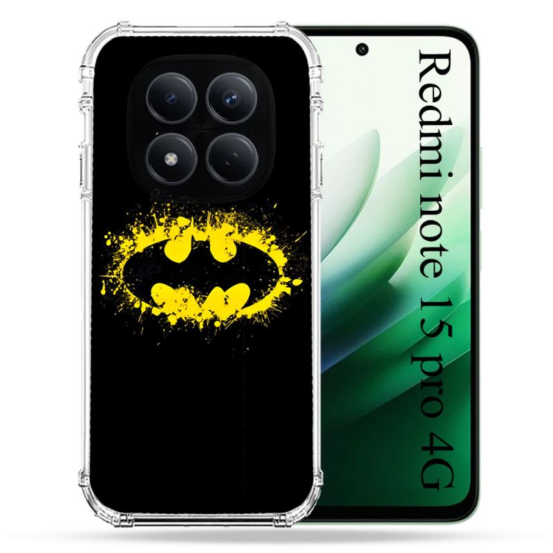 Coque Renforcée Pour Redmi Note 15 Pro 4G Batman Logo