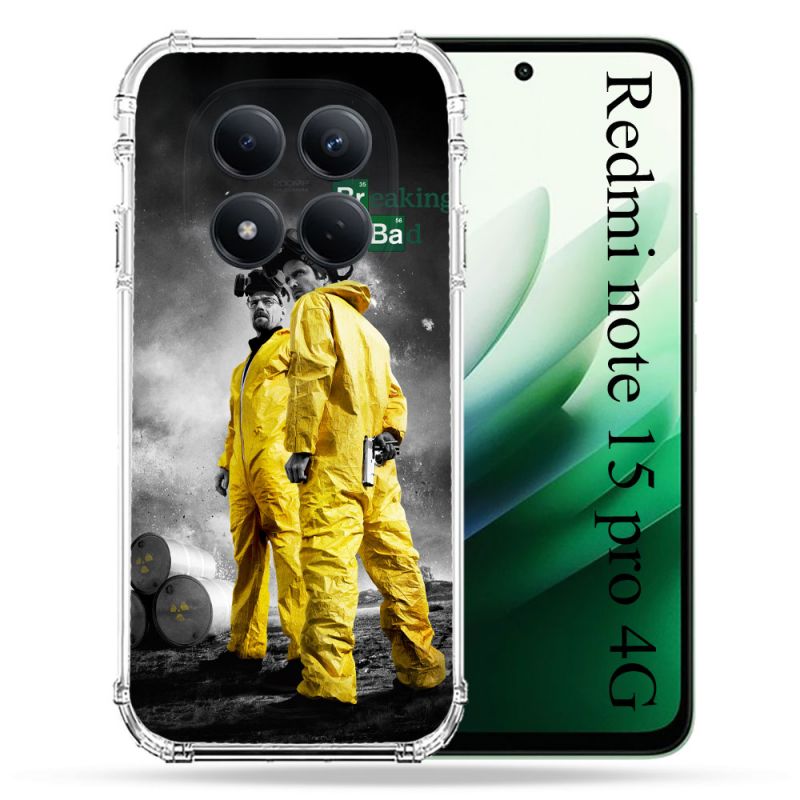 Coque Renforcée Pour Redmi Note 15 Pro 4G Breaking Bad Affiche