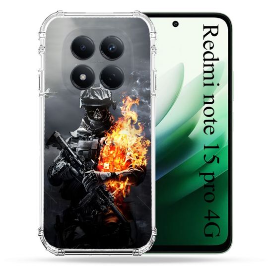 Coque Renforcée Pour Redmi Note 15 Pro 4G Call Of Duty Squelette