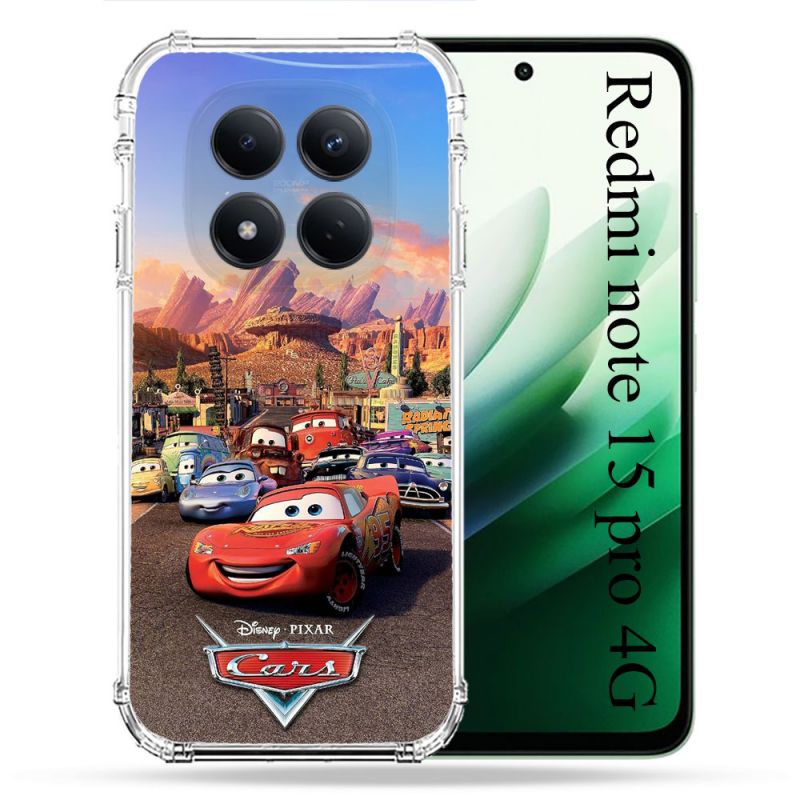 Coque Renforcée Pour Redmi Note 15 Pro 4G Cars Affiche