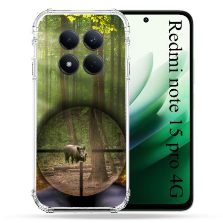 Coque Renforcée Pour Redmi Note 15 Pro 4G Chasse Sanglier Viseur