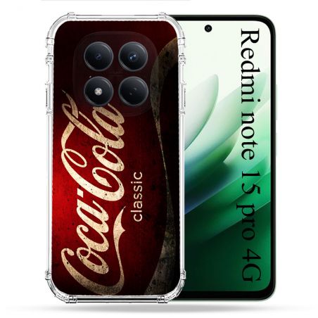Coque Renforcée Pour Redmi Note 15 Pro 4G Coca Cola Classique