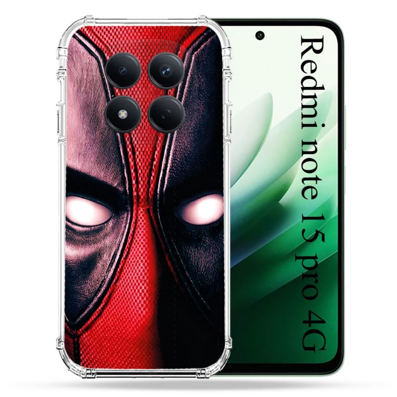 Coque Renforcée Pour Redmi Note 15 Pro 4G Deadpool Yeux
