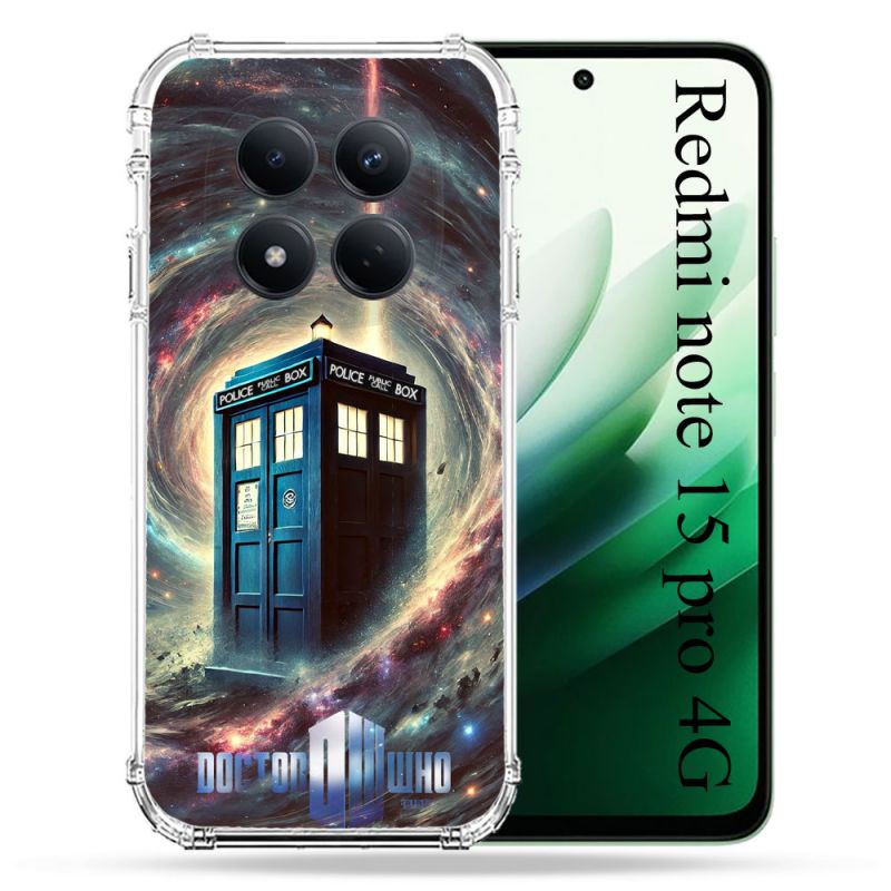 Coque Renforcée Pour Redmi Note 15 Pro 4G Dr Who Tardis Univers