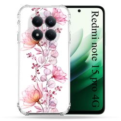 Coque Renforcée Pour Redmi Note 15 Pro 4G Fleur Eclosion