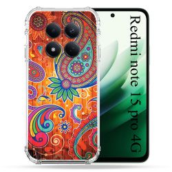 Coque Renforcée Pour Redmi Note 15 Pro 4G Fleur Psychedelic