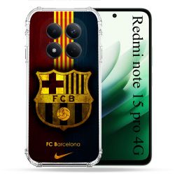 Coque Renforcée Pour Redmi Note 15 Pro 4G Foot FC Barcelone Vintage