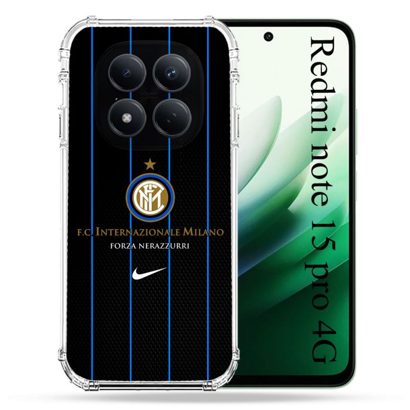 Coque Renforcée Pour Redmi Note 15 Pro 4G Foot Inter Milan