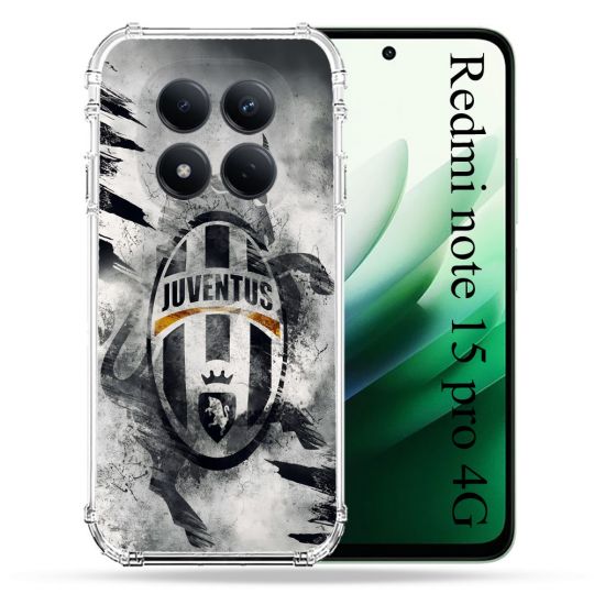 Coque Renforcée Pour Redmi Note 15 Pro 4G Foot Juventus Turin