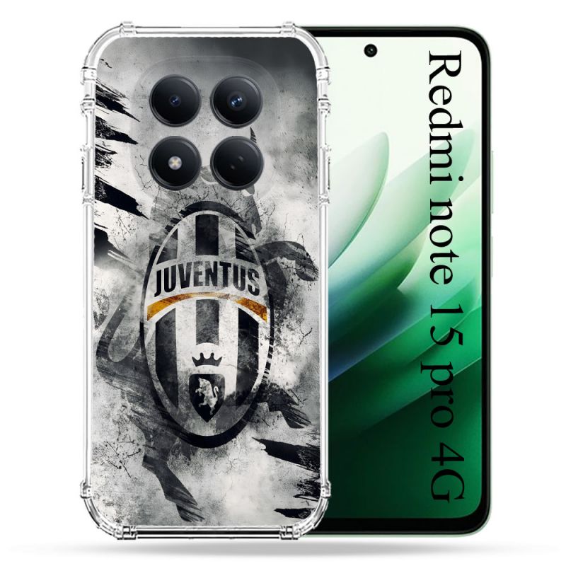 Coque Renforcée Pour Redmi Note 15 Pro 4G Foot Juventus Turin