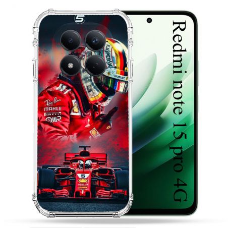 Coque Renforcée Pour Redmi Note 15 Pro 4G Formule 1 F1 Ferrari