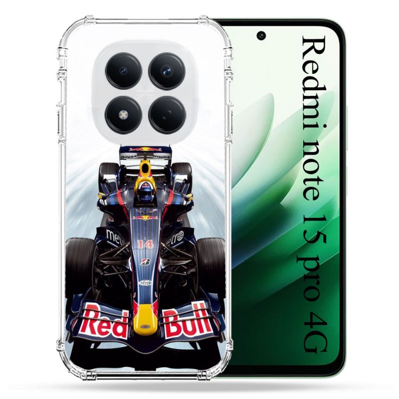 Coque Renforcée Pour Redmi Note 15 Pro 4G Formule 1 F1 Red Bull