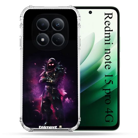 Coque Renforcée Pour Redmi Note 15 Pro 4G Fortnite Raven