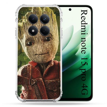Coque Renforcée Pour Redmi Note 15 Pro 4G Groot Vert