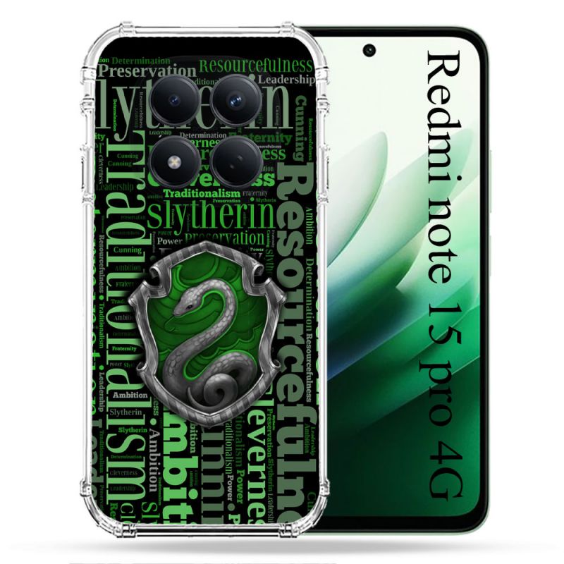 Coque Renforcée Pour Redmi Note 15 Pro 4G Harry Potter Serpentar