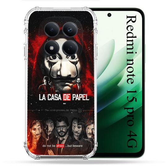 Coque Renforcée Pour Redmi Note 15 Pro 4G La Casa De Papel