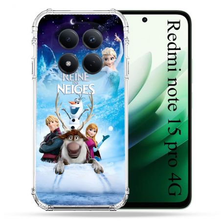 Coque Renforcée Pour Redmi Note 15 Pro 4G La Reine Des Neiges