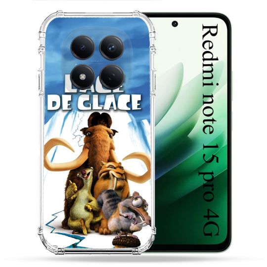 Coque Renforcée Pour Redmi Note 15 Pro 4G L'âge de Glace Affiche