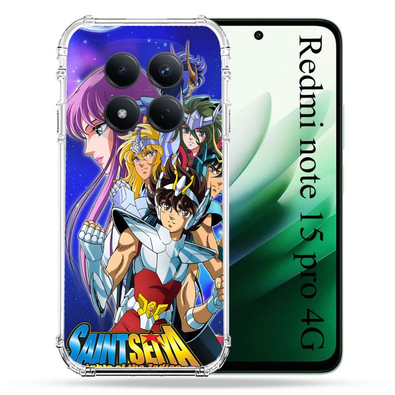 Coque Renforcée Pour Redmi Note 15 Pro 4G Les Chevaliers Du Zodiaque