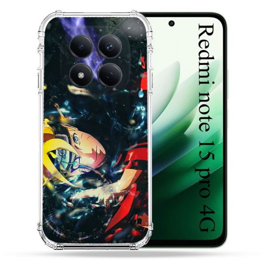 Coque Renforcée Pour Redmi Note 15 Pro 4G Manga Boruto Eclair