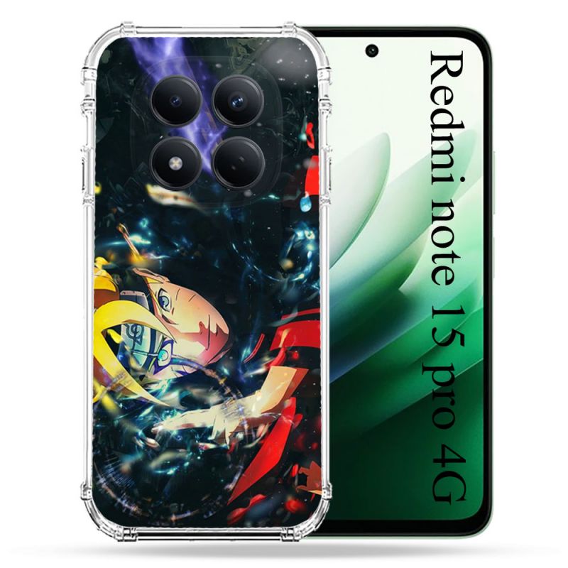 Coque Renforcée Pour Redmi Note 15 Pro 4G Manga Boruto Eclair