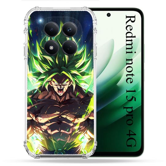 Coque Renforcée Pour Redmi Note 15 Pro 4G Manga Dragon Ball Broly