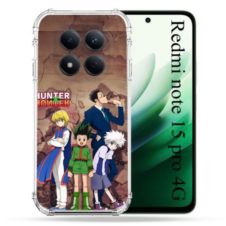Coque Renforcée Pour Redmi Note 15 Pro 4G Manga Hunter X Hunter Vintage