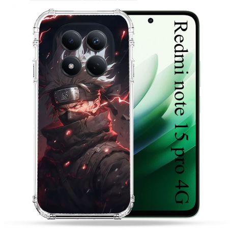 Coque Renforcée Pour Redmi Note 15 Pro 4G Manga Naruto Kakashi Dark