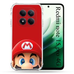 Coque Renforcée Pour Redmi Note 15 Pro 4G Mario Rouge