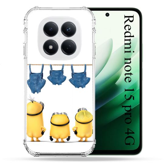 Coque Renforcée Pour Redmi Note 15 Pro 4G Minions Nus
