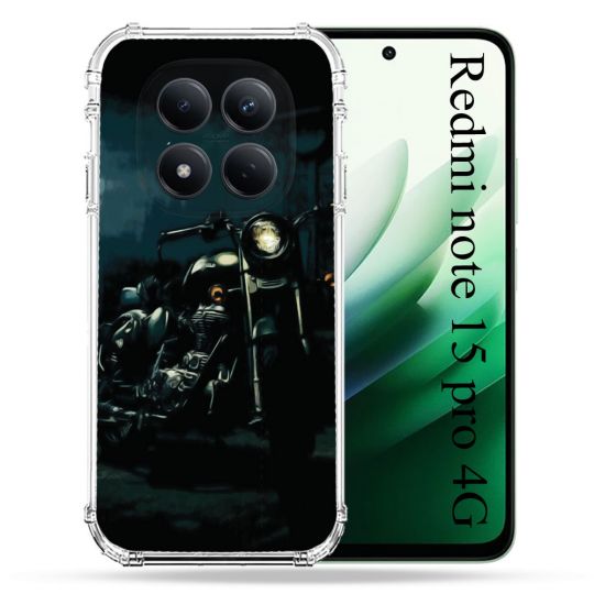 Coque Renforcée Pour Redmi Note 15 Pro 4G Moto Harley Vintage