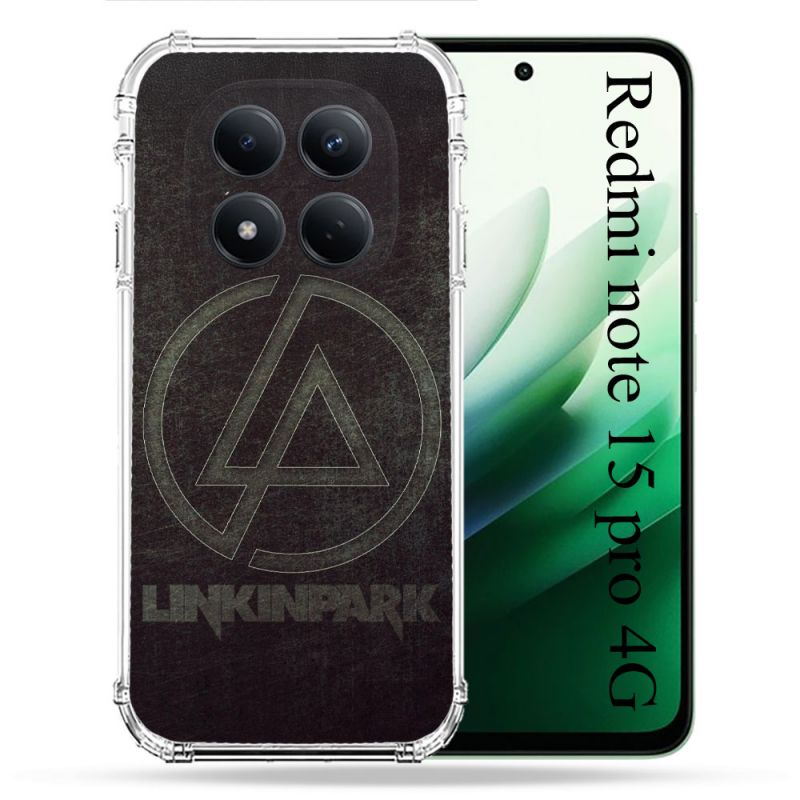 Coque Renforcée Pour Redmi Note 15 Pro 4G Musique Rock Linkin Park