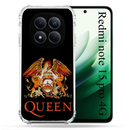 Coque Renforcée Pour Redmi Note 15 Pro 4G Musique Rock Queen