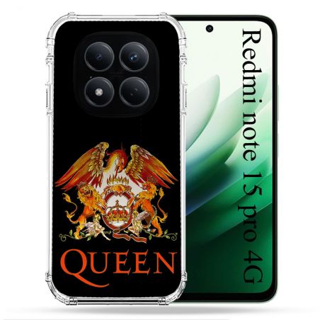 Coque Renforcée Pour Redmi Note 15 Pro 4G Musique Rock Queen