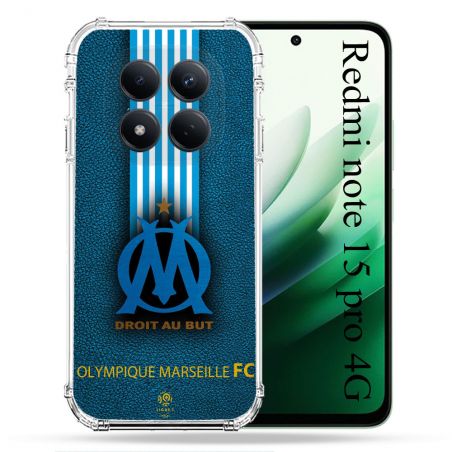 Coque Renforcée Pour Redmi Note 15 Pro 4G Olympique Marseille OM Bande