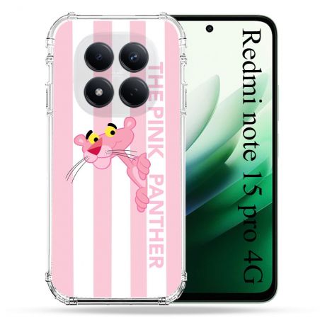 Coque Renforcée Pour Redmi Note 15 Pro 4G Panthere Rose