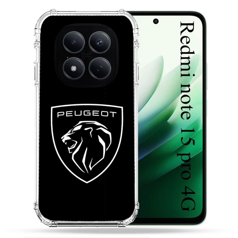Coque Renforcée Pour Redmi Note 15 Pro 4G Peugeot