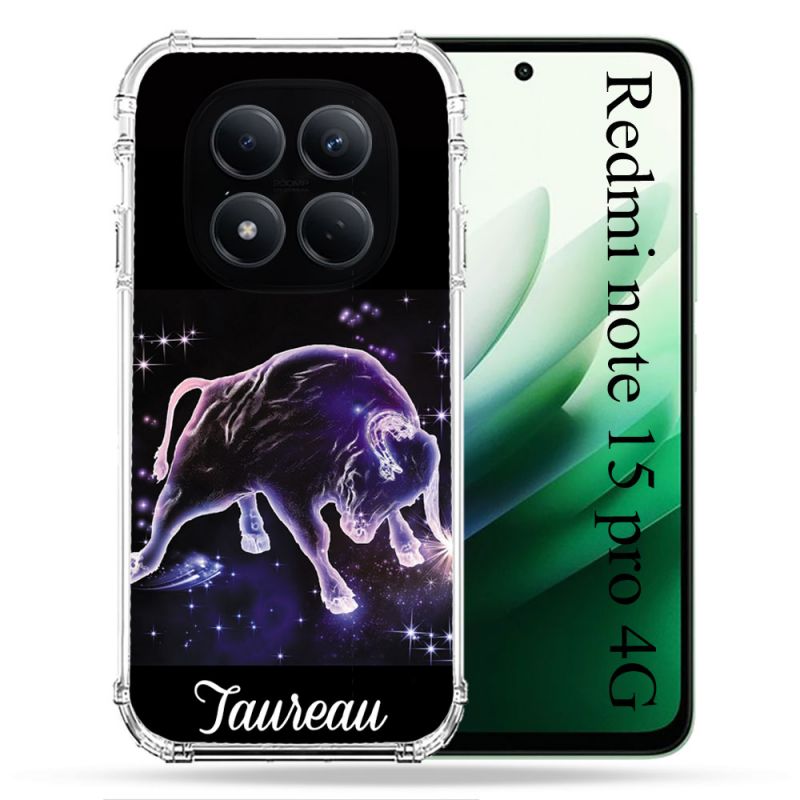 Coque Renforcée Pour Redmi Note 15 Pro 4G Signe Zodiaque 2 Taureau