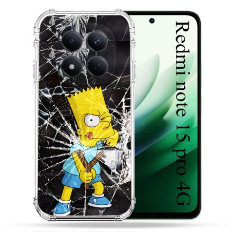 Coque Renforcée Pour Redmi Note 15 Pro 4G Simpson Bart