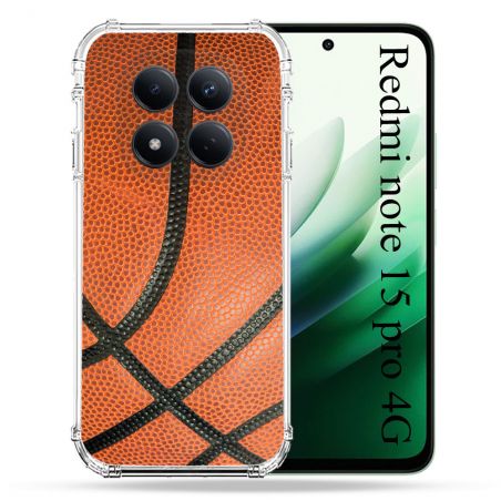 Coque Renforcée Pour Redmi Note 15 Pro 4G Sport Ballon Basket
