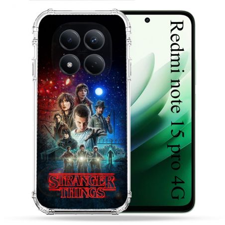 Coque Renforcée Pour Redmi Note 15 Pro 4G Stranger Things Affiche 1