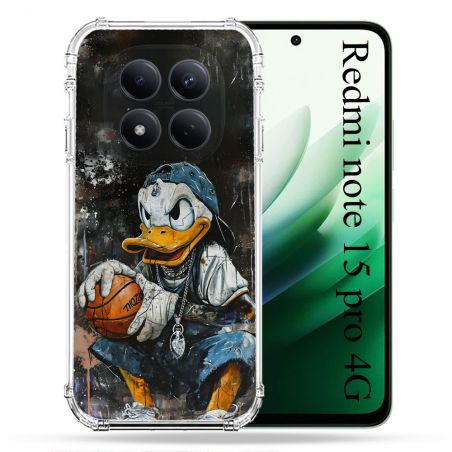 Coque Renforcée Pour Redmi Note 15 Pro 4G Street Art Donald Duck